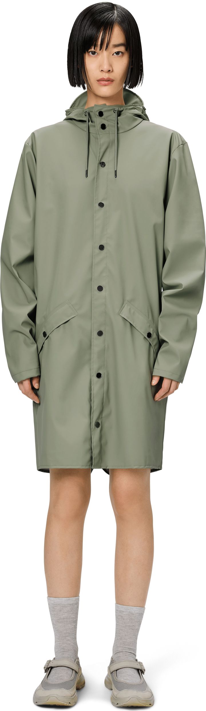 Rains Unisex Long Jacket Drift Rains
