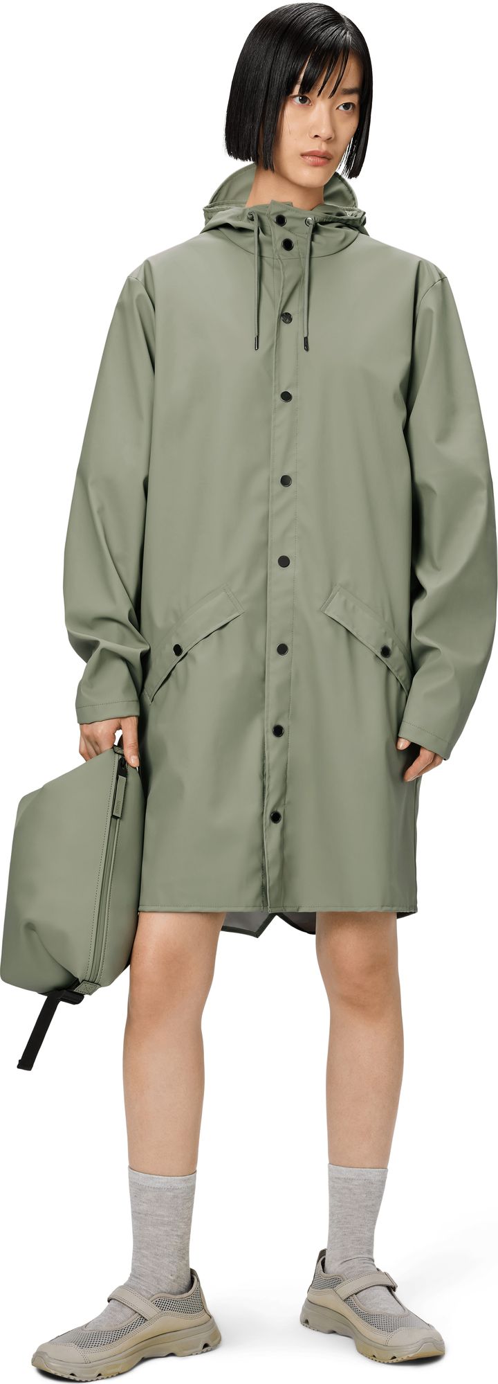 Rains Unisex Long Jacket Drift Rains