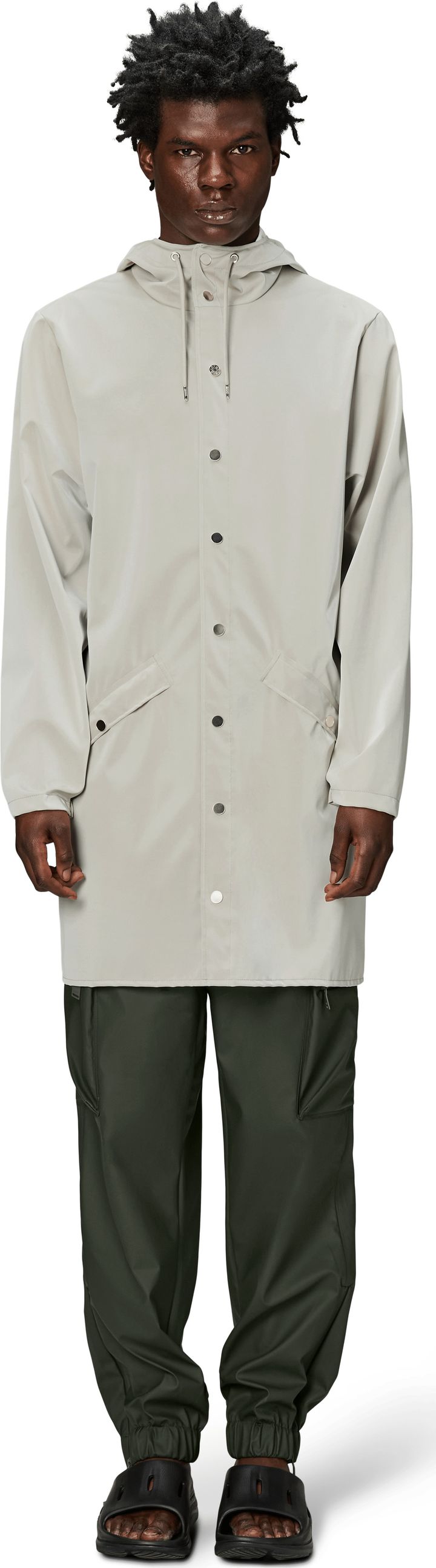 Rains Unisex Long Jacket Matrix Rains