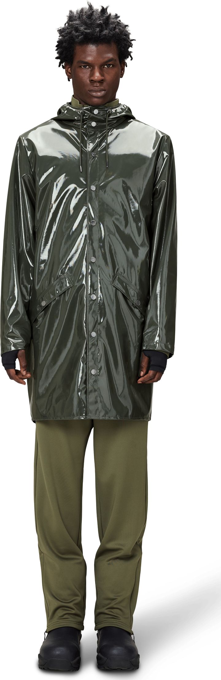 Rains Unisex Long Jacket Swamp Rains