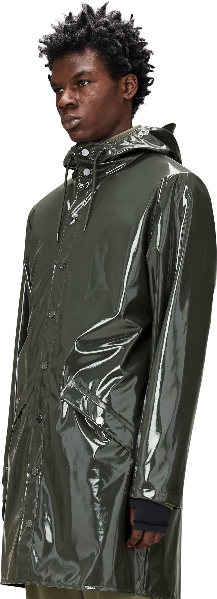 Rains Unisex Long Jacket Swamp Rains