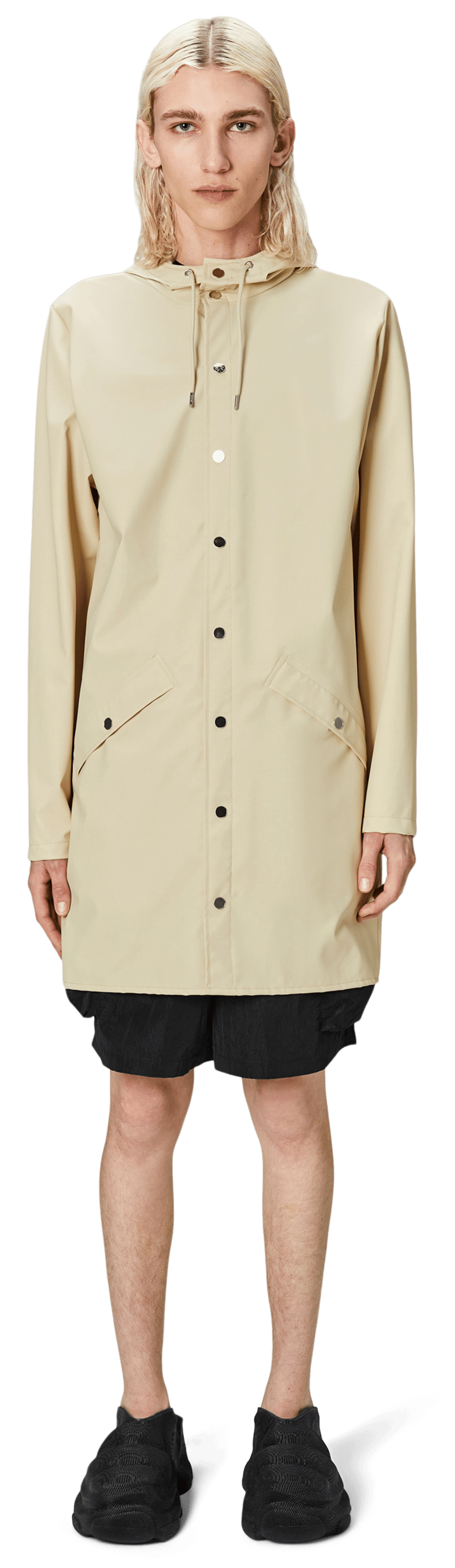 Rains Unisex Long Jacket Dune Rains