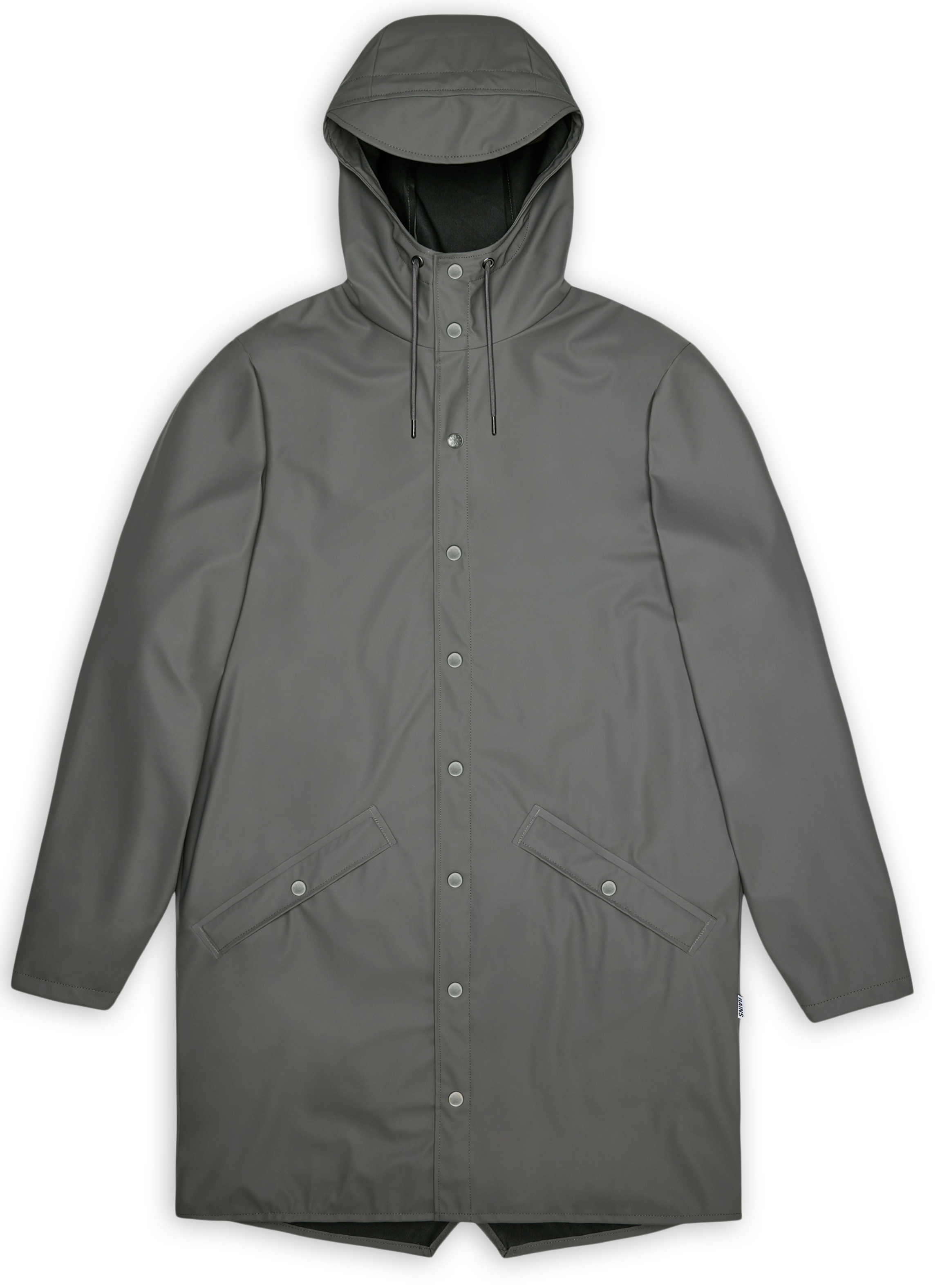 Rains Unisex Long Jacket Grey