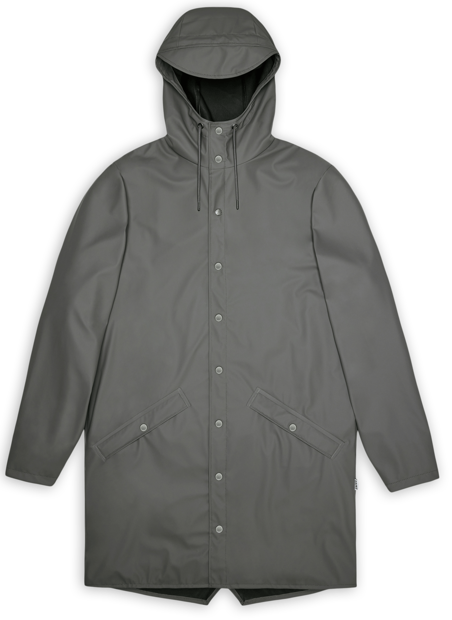 Rains Unisex Long Jacket Grey