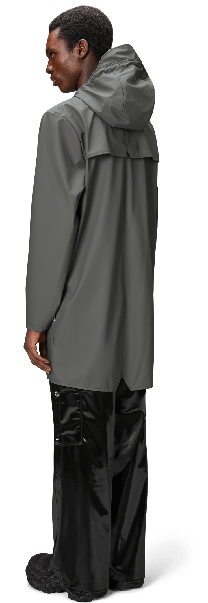 Rains Unisex Long Jacket Grey Rains