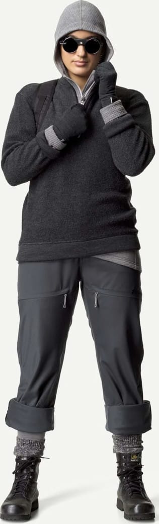 Houdini Women's Alto Half Zip True Black Houdini Sportswear