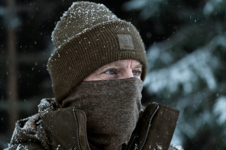 Härkila Kodiak CleverWool Neck Gaiter Dark Hunting Green Härkila