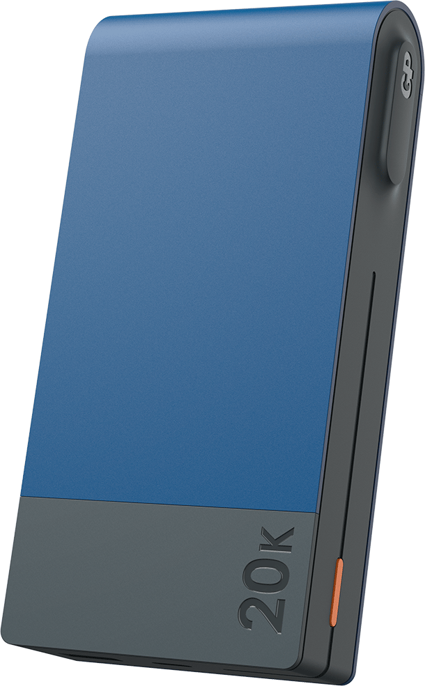 GP Batterier GP Powerbank M2 20000 mAh Blue GP Batterier GP Batterier GP Powerbank M2 20000 mAh Blue GP Batterier