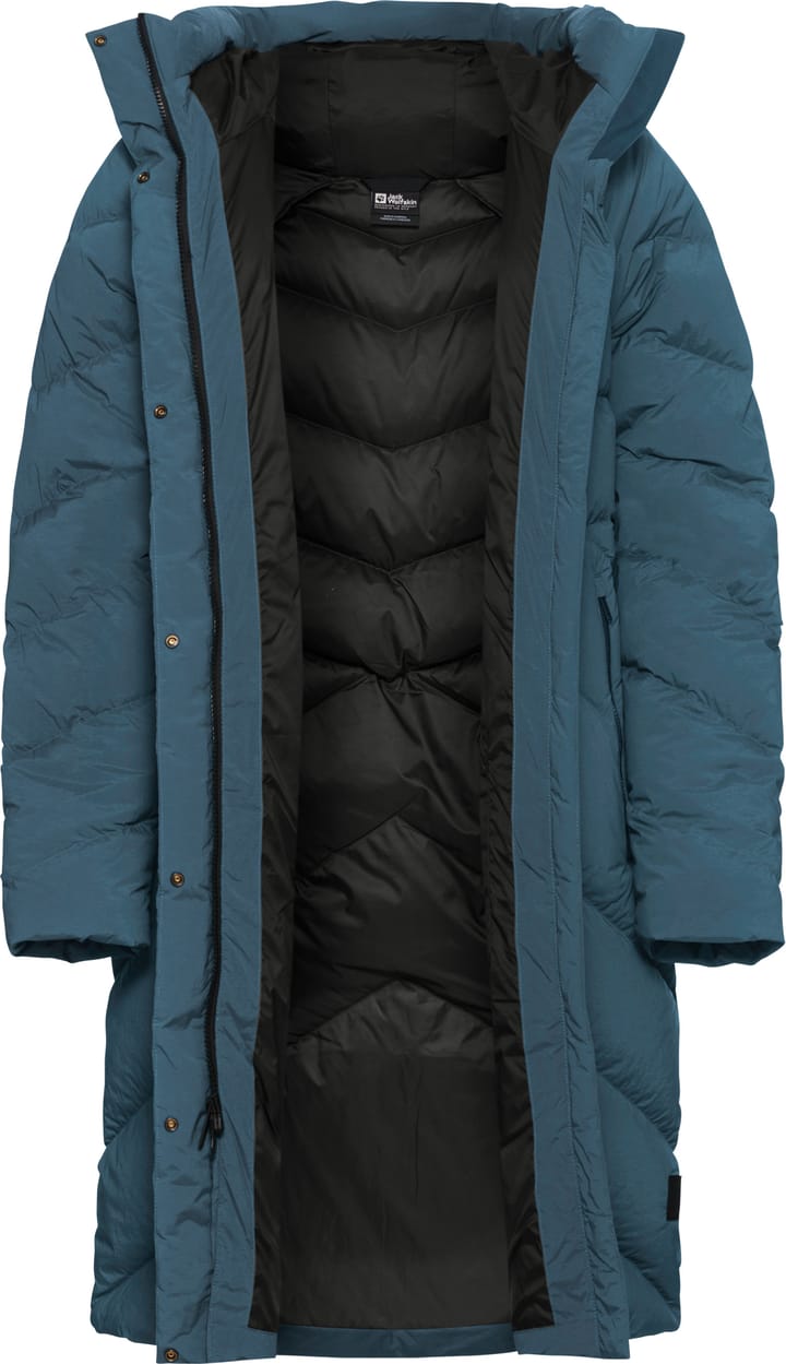 Jack Wolfskin Women's Marienplatz Coat Aluminium Blue Jack Wolfskin