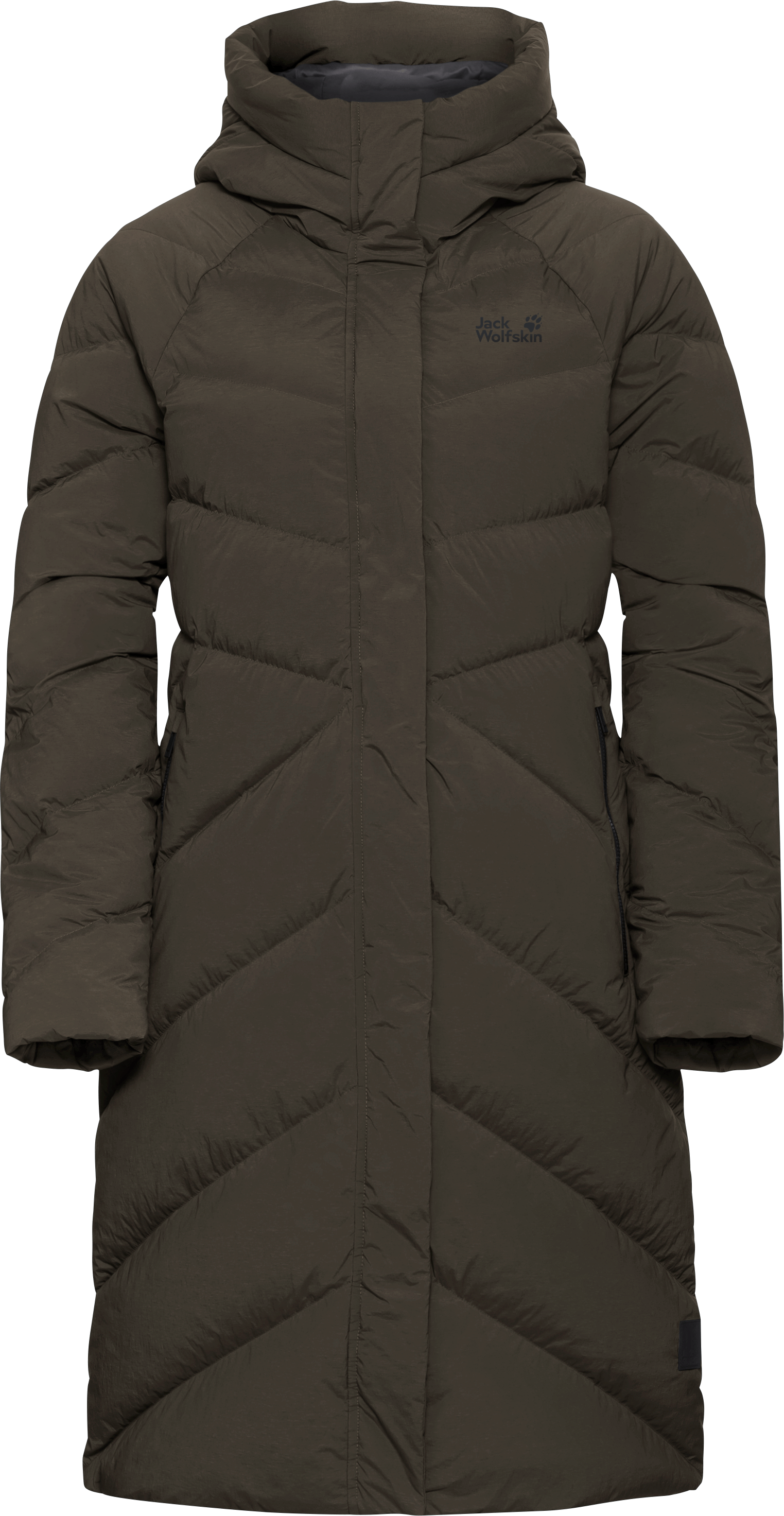 Jack Wolfskin Women's Marienplatz Coat Obsidian Moss