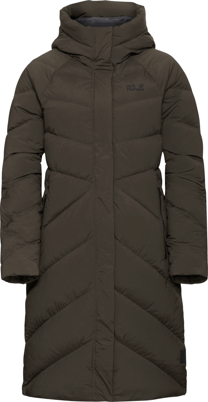 Jack Wolfskin Women's Marienplatz Coat Obsidian Moss Jack Wolfskin