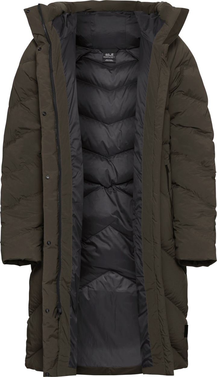 Jack Wolfskin Women's Marienplatz Coat Obsidian Moss Jack Wolfskin