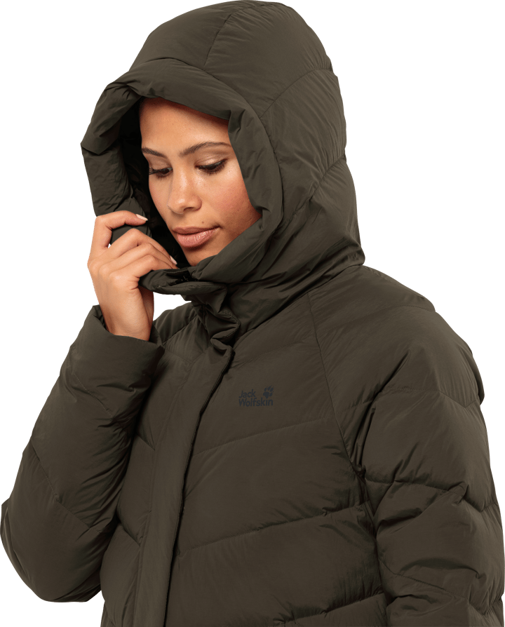 Jack Wolfskin Women's Marienplatz Coat Obsidian Moss Jack Wolfskin