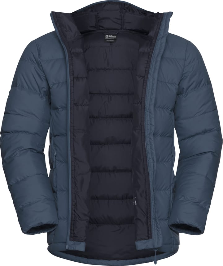 Jack Wolfskin Men's Ather Down Hoody Midnight Sky / Dark Navy Jack Wolfskin