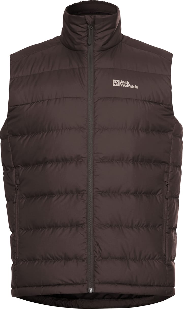 Jack Wolfskin Men's Ather Down Vest Peat Jack Wolfskin Jack Wolfskin Men's Ather Down Vest Peat Jack Wolfskin