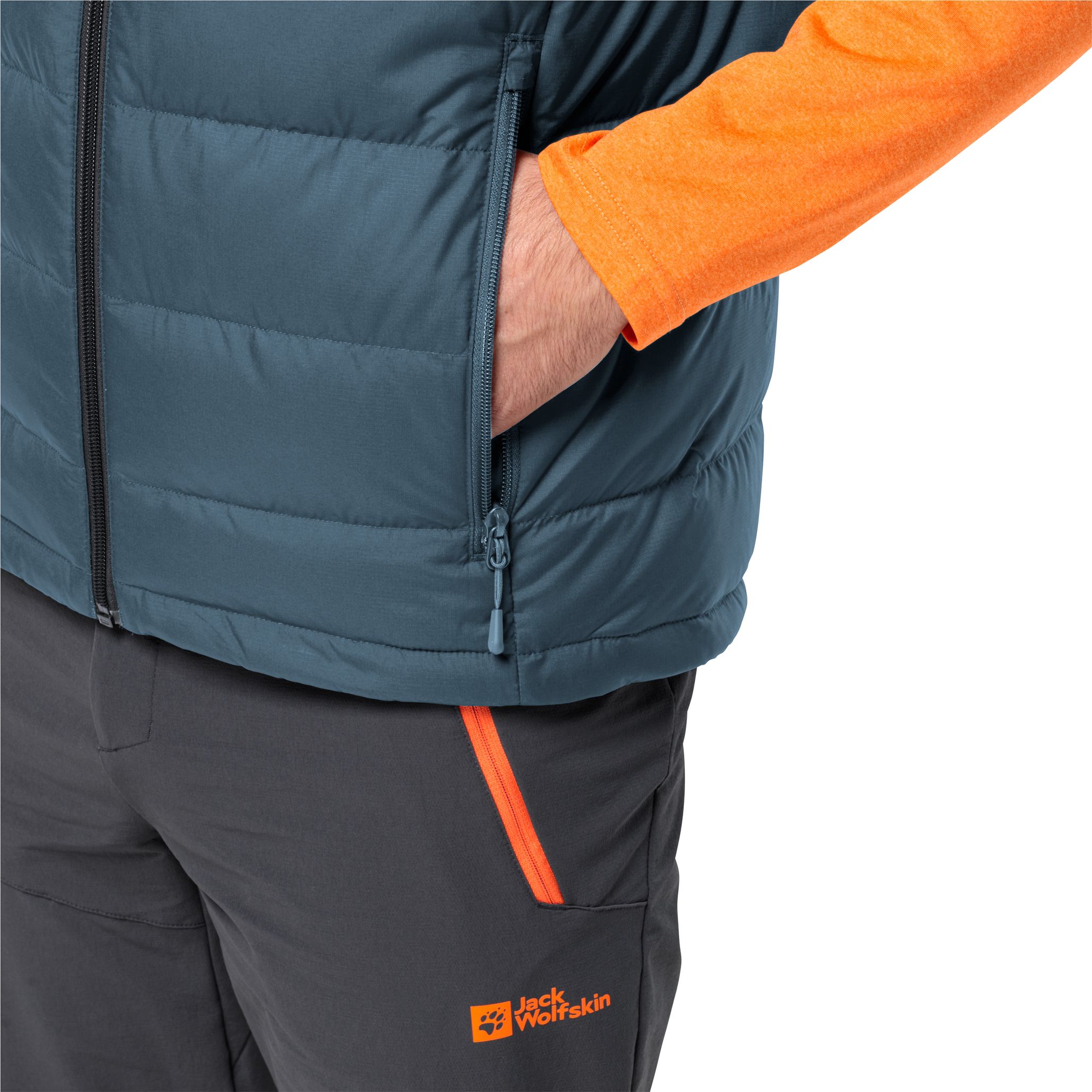 Jack Wolfskin Men's Ather Down Vest Midnight Sky