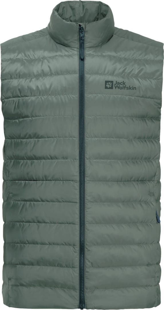 Jack Wolfskin Men's Pilvi Down Vest Hedge Green Jack Wolfskin