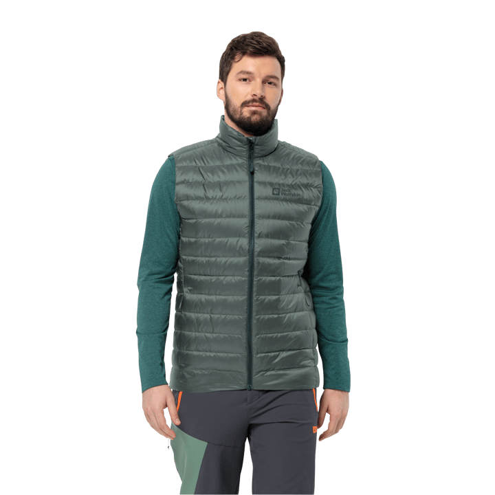 Men's Pilvi Down Vest Hedge Green | Buy Men's Pilvi Down Vest Hedge