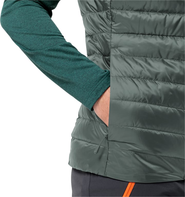 Jack Wolfskin Men's Pilvi Down Vest Hedge Green Jack Wolfskin