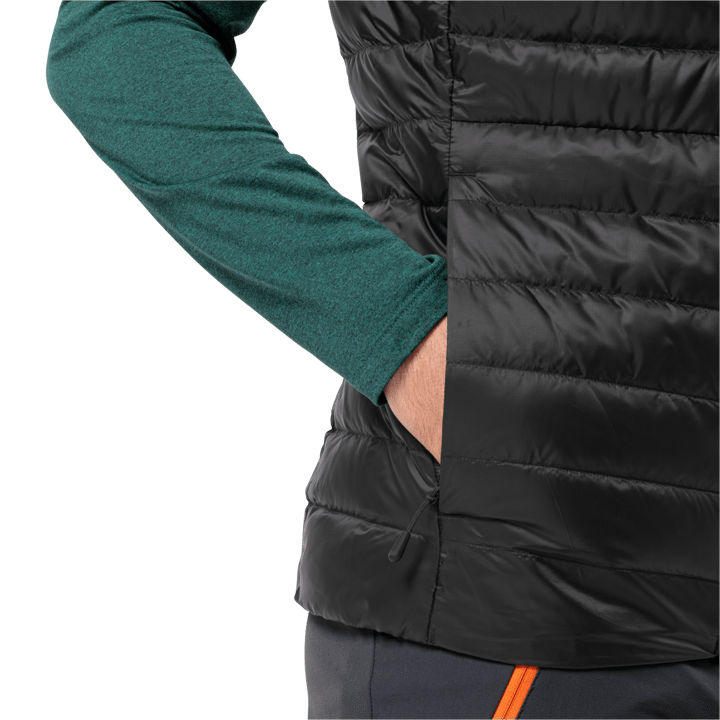Jack Wolfskin Men's Pilvi Down Vest Black Jack Wolfskin Jack Wolfskin Men's Pilvi Down Vest Black Jack Wolfskin