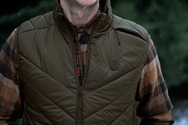 Härkila Men's HEAT Insulated Vest Willow Green/Shadow Brown Härkila