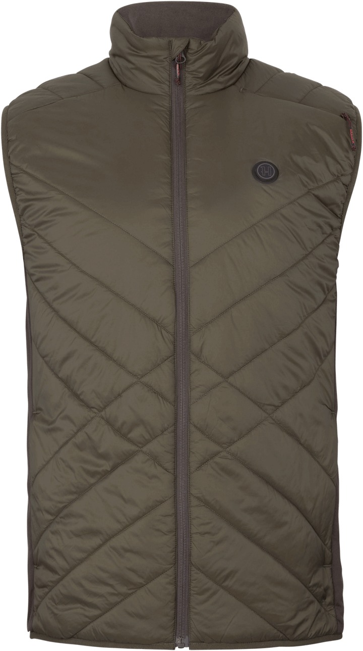 Härkila Men's HEAT Insulated Vest Willow Green/Shadow Brown Härkila