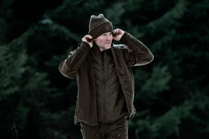 Härkila Men's HEAT Insulated Vest Willow Green/Shadow Brown Härkila
