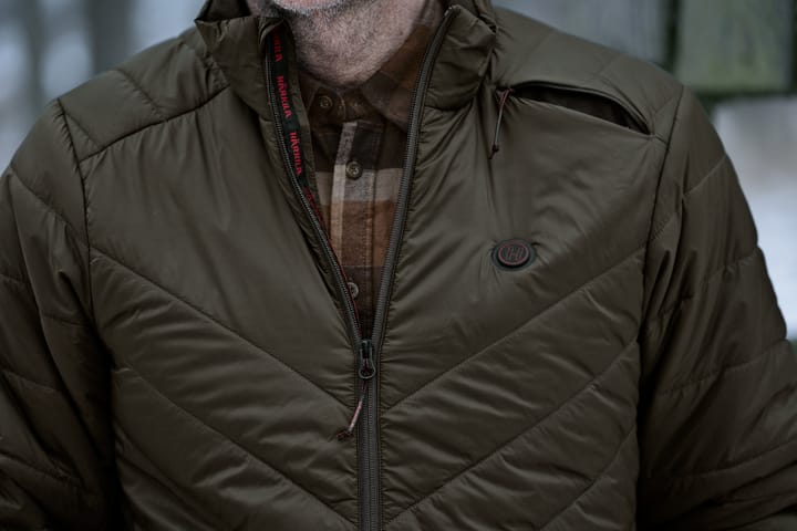 Härkila Men's HEAT Insulated Jacket Willow Green/Shadow Brown Härkila