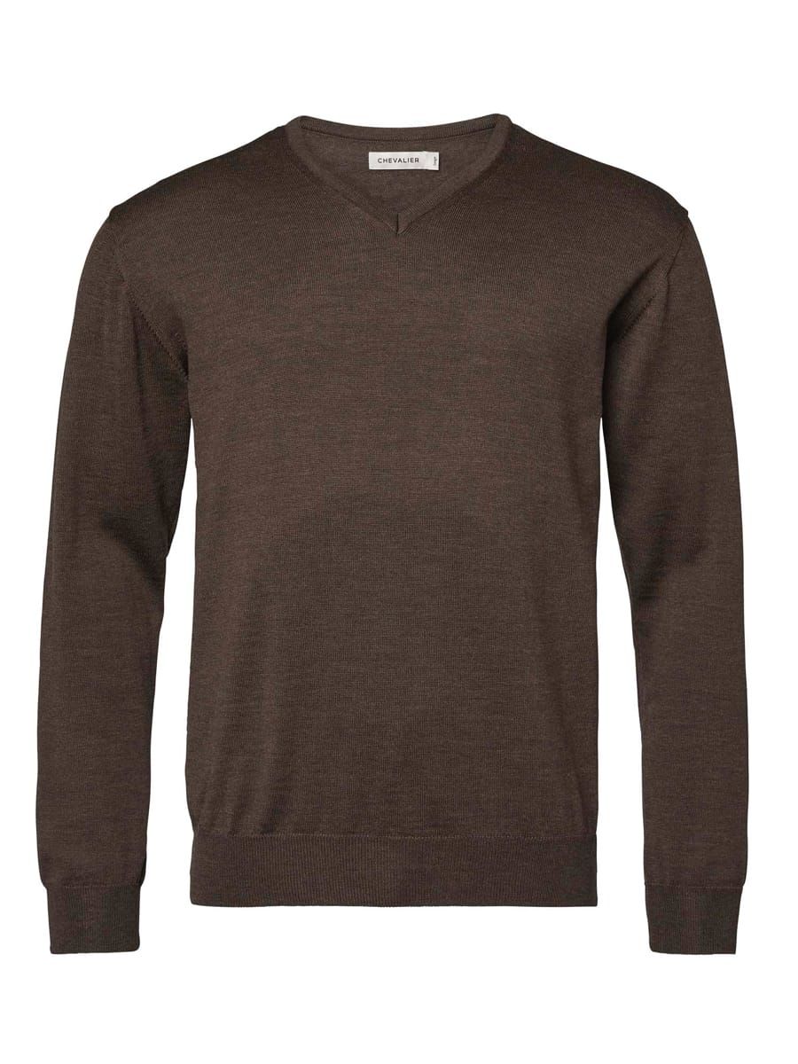 Chevalier Aston Pullover Men Leather Brown