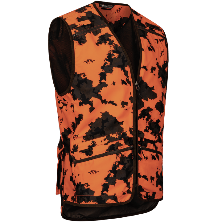 Blaser Blaser Men'S Blaze Vest Ken Orange Camo Blaser Blaser Blaser Men'S Blaze Vest Ken Orange Camo Blaser