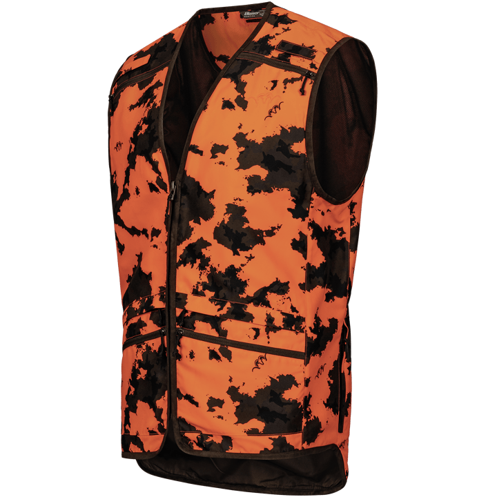 Blaser Blaser Men'S Blaze Vest Ken Orange Camo Blaser Blaser Blaser Men'S Blaze Vest Ken Orange Camo Blaser