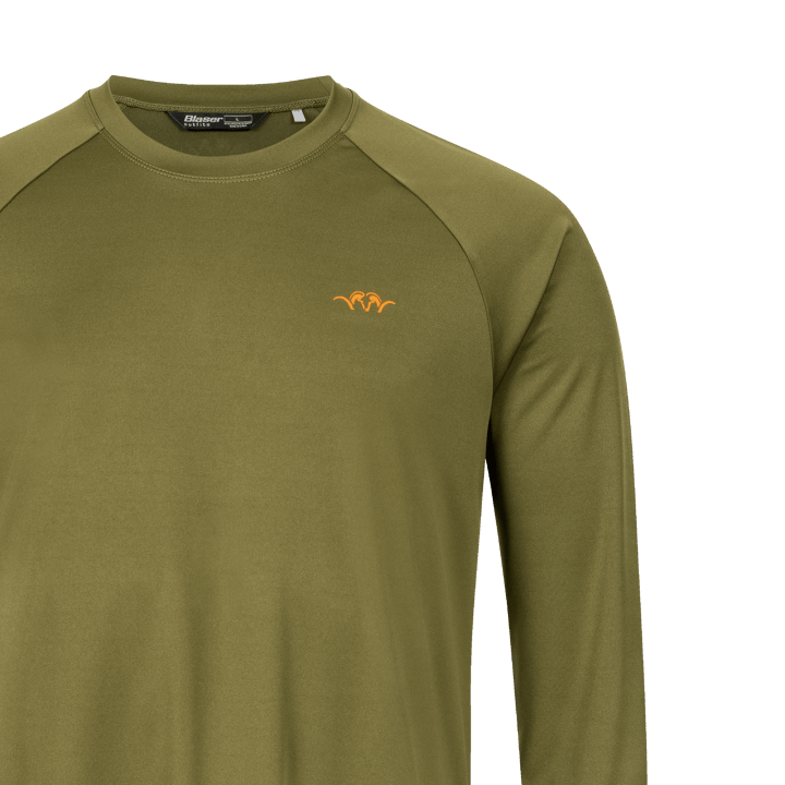 Blaser Blaser Functional Long Sleeve Shirt Dark Olive Blaser Blaser Blaser Functional Long Sleeve Shirt Dark Olive Blaser