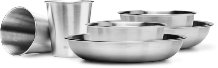 Rains The Breakfast Set + Cups Steel Rains