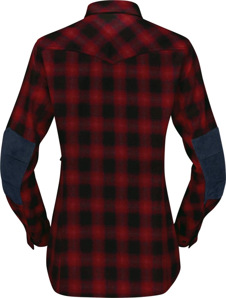 Norrøna tamok wool Shirt W's Tawny Port Norrøna Norrøna tamok wool Shirt W's Tawny Port Norrøna