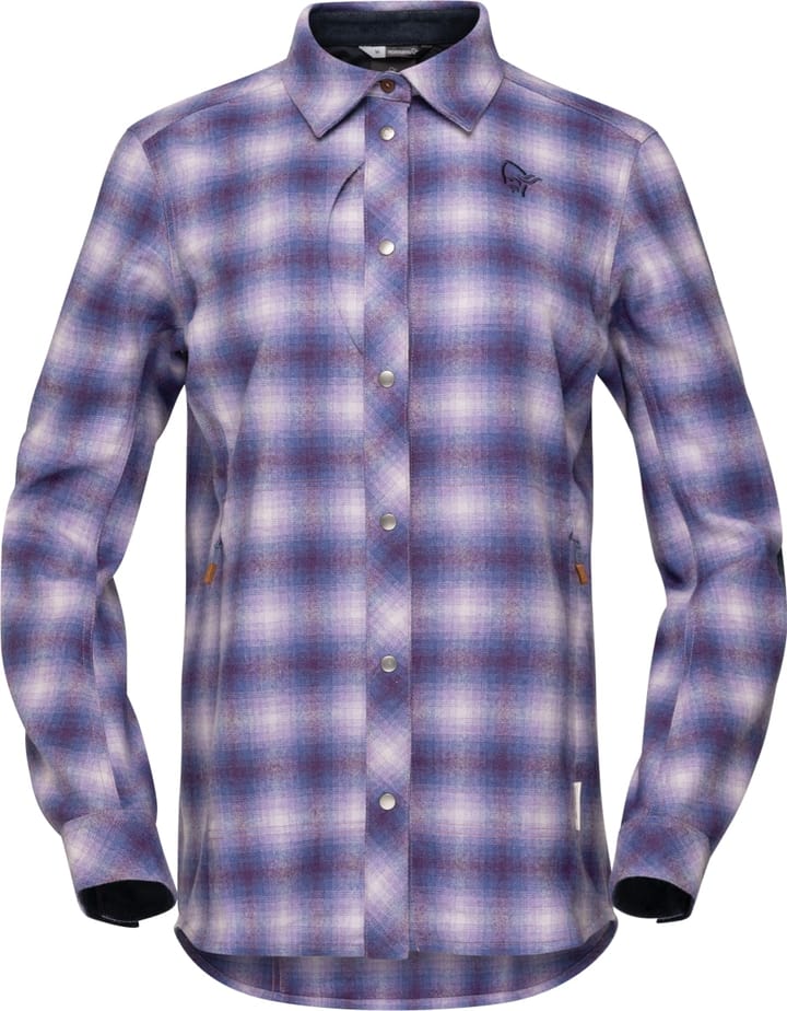 Norrøna Tamok Wool Shirt W'S Grape Shake Norrøna