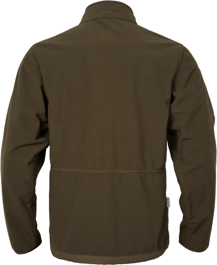 Härkila Men's Kamko Blaze Rev Fleece Shirt Orange Blaze/willow Green Härkila