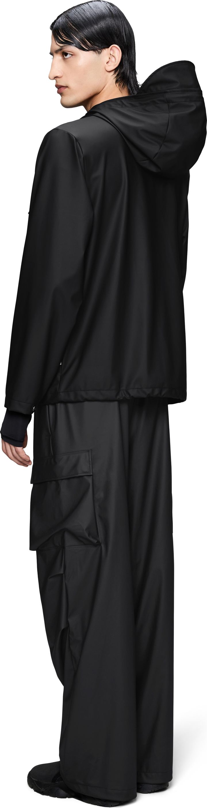 Rains Pocket Jacket W3 Black Rains