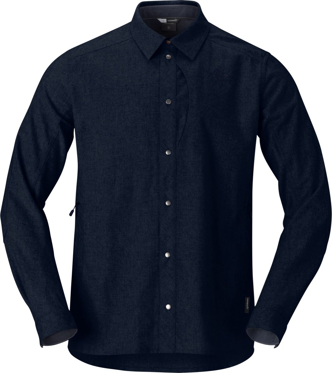 Norrøna Tamok Wool Plain Shirt M'S Indigo Night Melange