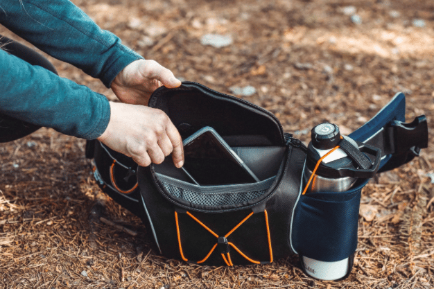 Non-Stop Dogwear Trekking Belt Bag Blue Non-stop Dogwear