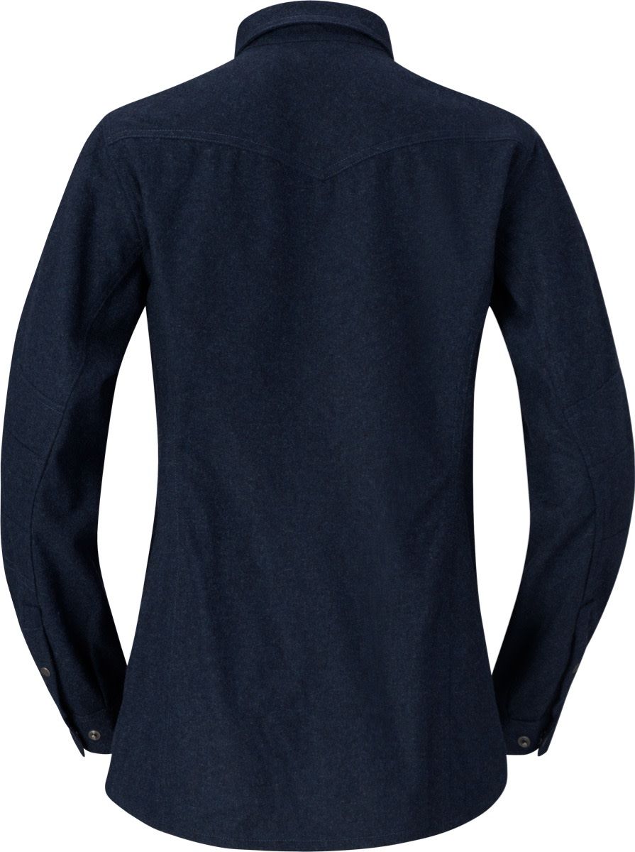 【Women's S ブルー系】 Norrona ( ノローナ ) タモック ウール シャツ ウィメンズ Tamok Wool Shirt W's 1219-19 2295 INDIGO NIGHT z000561 Norrona Tamok Wool Women's Shirt | XC / Apparel | SkiEssentials