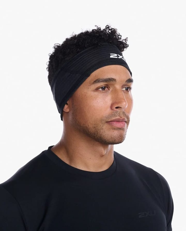 2XU Ignition Headband Black/Silver Reflective 2XU