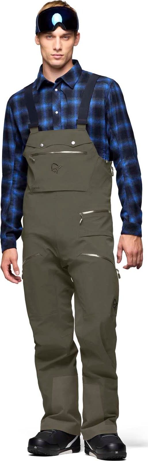 Norrøna Tamok Gore-Tex Performance Shell Bib M'S Beluga Norrøna