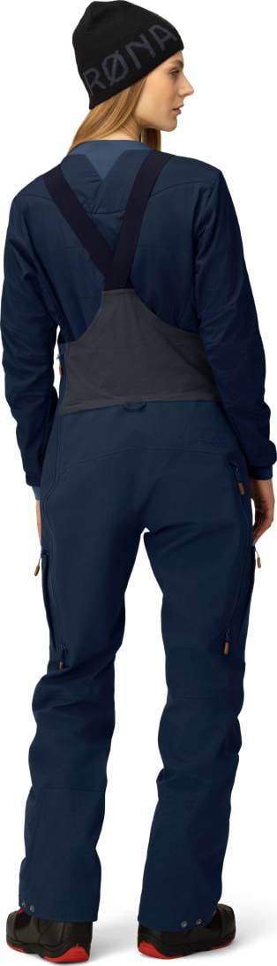 Norrøna Women's Tamok GORE-TEX Performance Shell Bib Indigo Night Norrøna