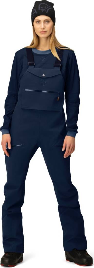 Norrøna Women's Tamok GORE-TEX Performance Shell Bib Indigo Night Norrøna