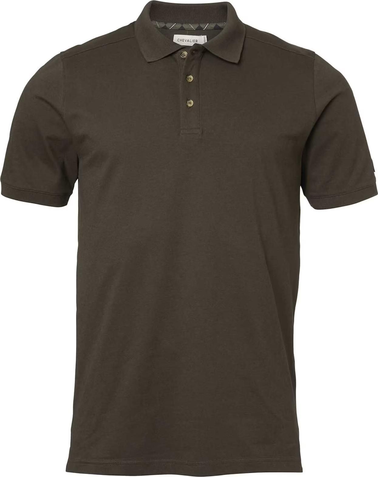Chevalier Men's Trevor Polo Shirt Leather Brown