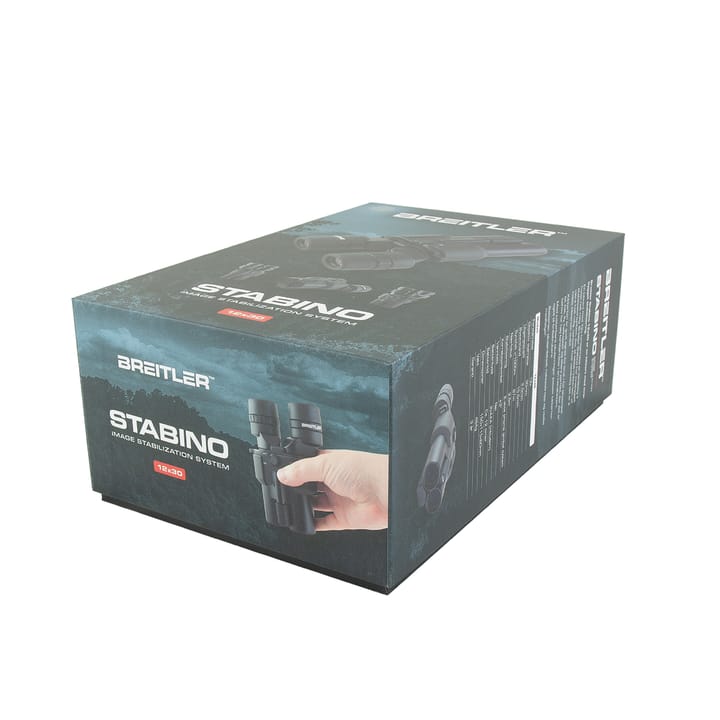Breitler Stabino 12×30 Stabilisator Kikkert (2.Gen) Sort Breitler
