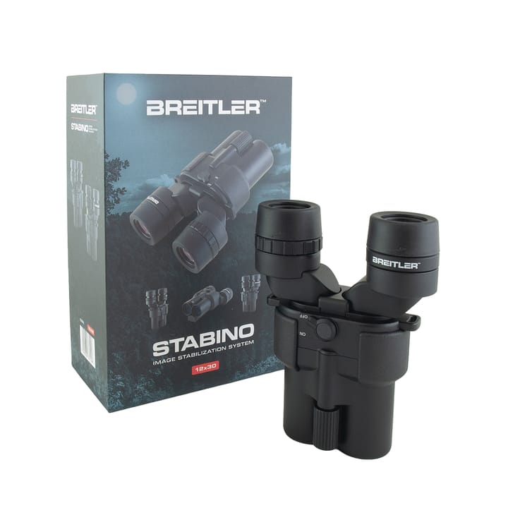 Breitler Stabino 12×30 Stabilisator Kikkert (2.Gen) Sort Breitler