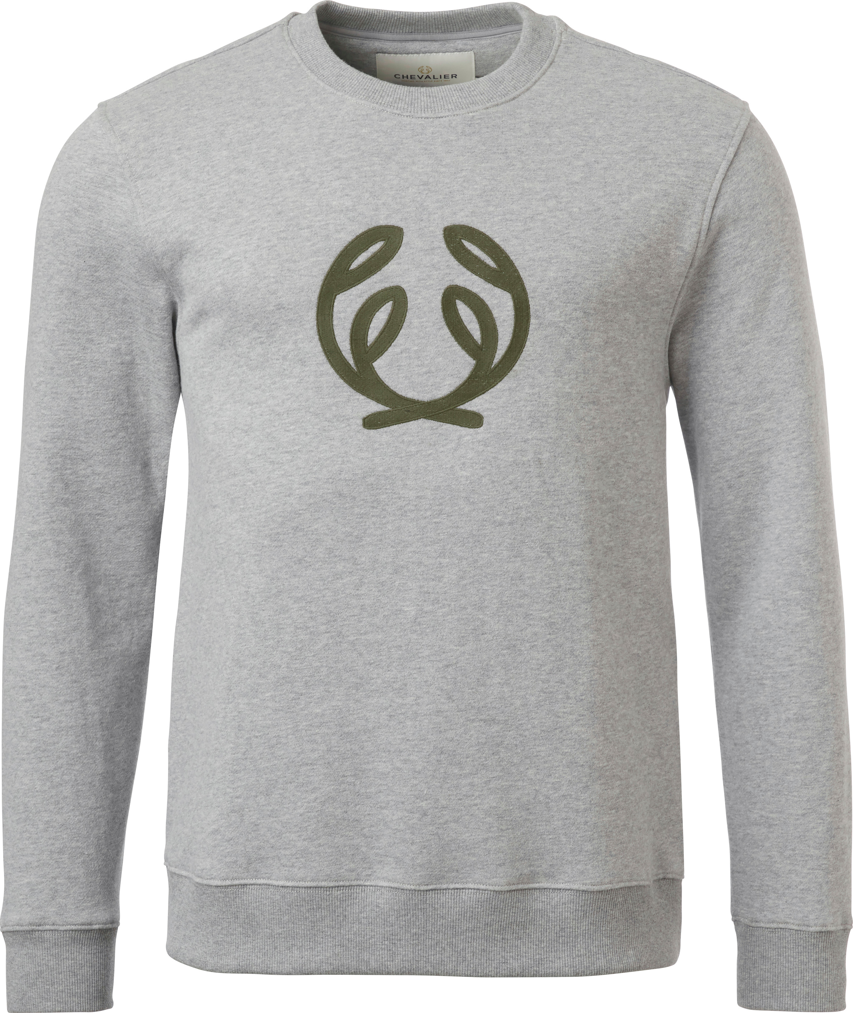 Chevalier Men's Symbol Sweatshirt  Grey Melange Långärmade vardagströjor XXL