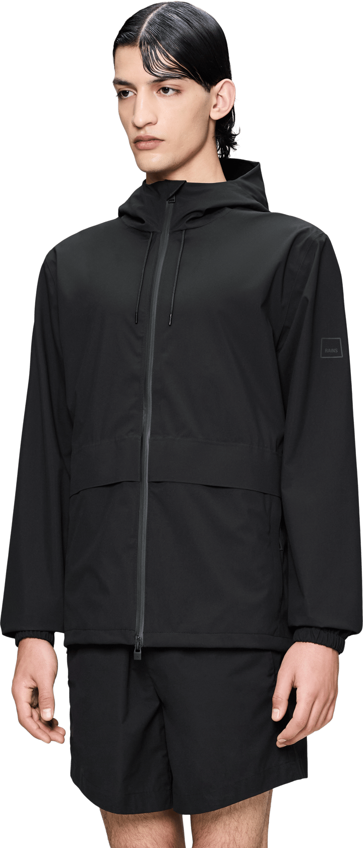 Rains Unisex Suva Hardshell Pocket Jacket Black Rains