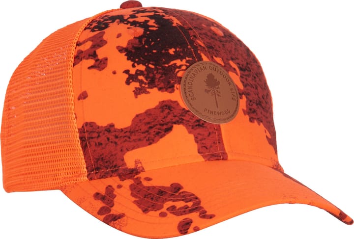 Pinewood Hunters Mesh Cap Strata Blaze/Moss Green Pinewood